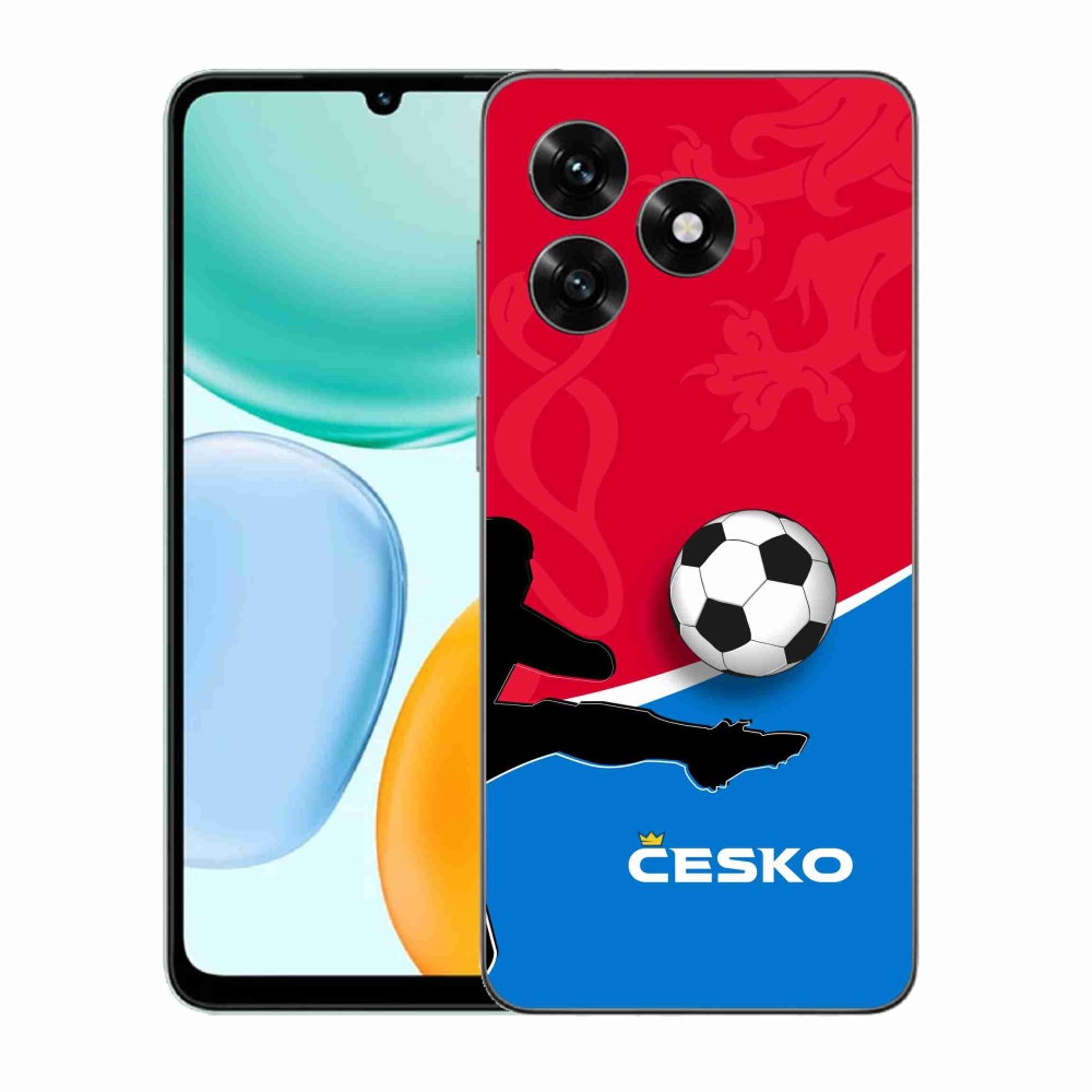 Gelový kryt mmCase na Honor X5c Plus - fotbal Česko 2