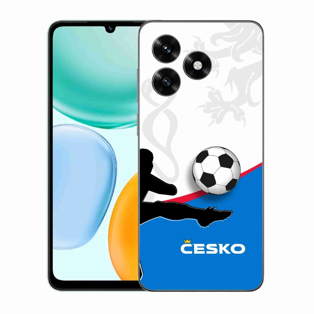 Gelový kryt mmCase na Honor X5c Plus - fotbal Česko 3