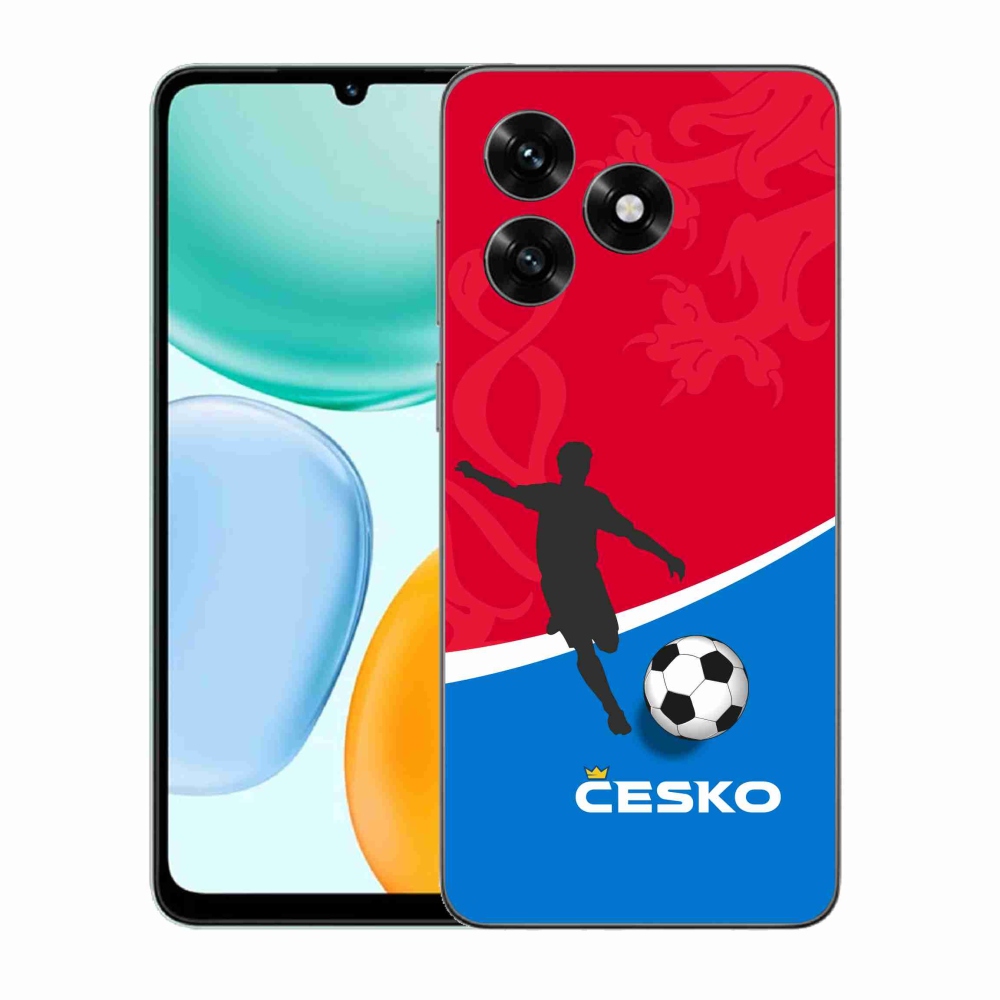 Gelový kryt mmCase na Honor X5c Plus - fotbal Česko
