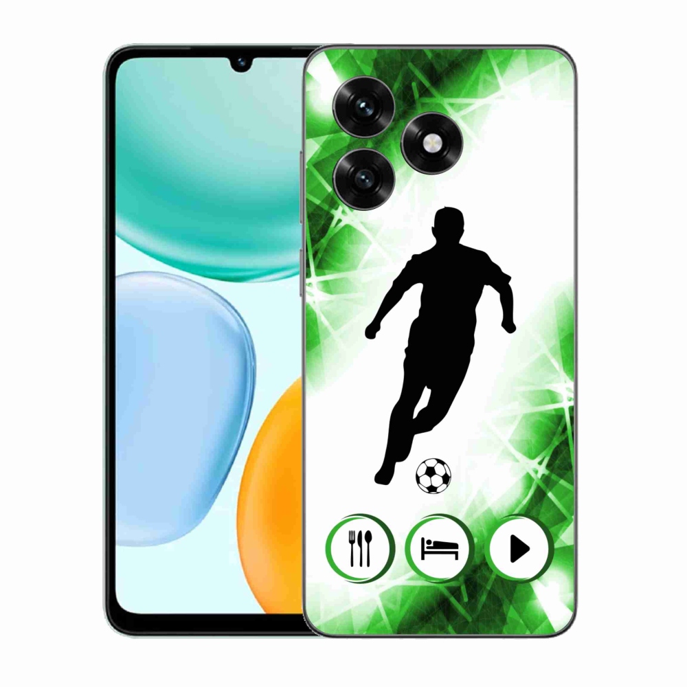 Gelový kryt mmCase na Honor X5c Plus - fotbalista