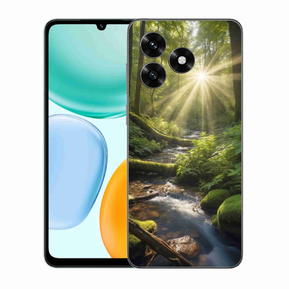 Gelový kryt mmCase na Honor X5c Plus - hlubina lesa