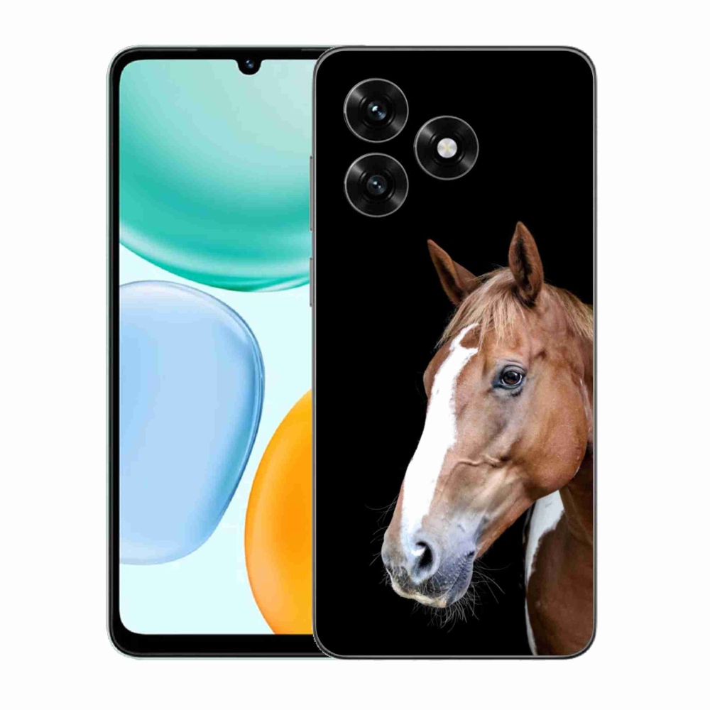 Gelový kryt mmCase na Honor X5c Plus - hnědý kůň 3