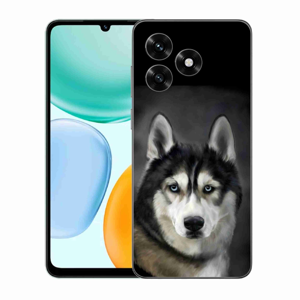 Gelový kryt mmCase na Honor X5c Plus - husky