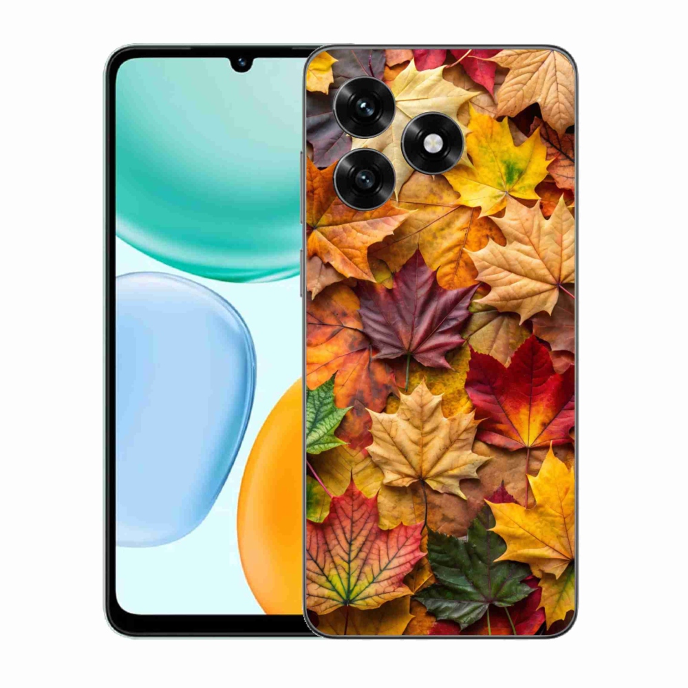 Gelový kryt mmCase na Honor X5c Plus - javorové listy 2