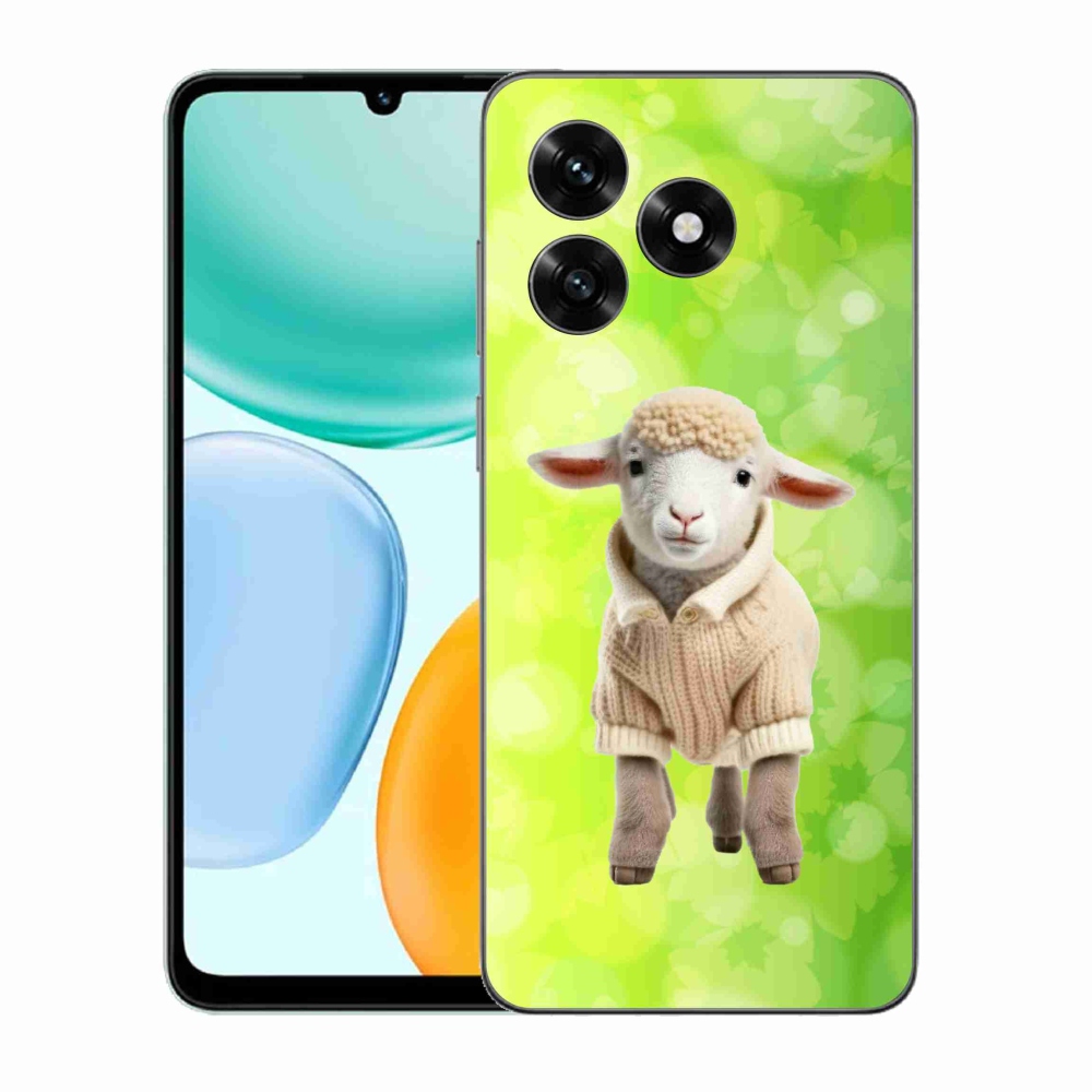 Gelový kryt mmCase na Honor X5c Plus - jehně ve svetru