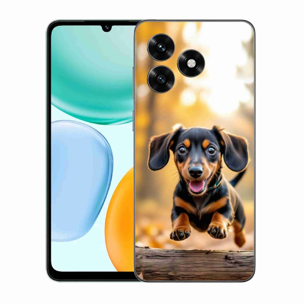 Gelový kryt mmCase na Honor X5c Plus - jezevčík 2