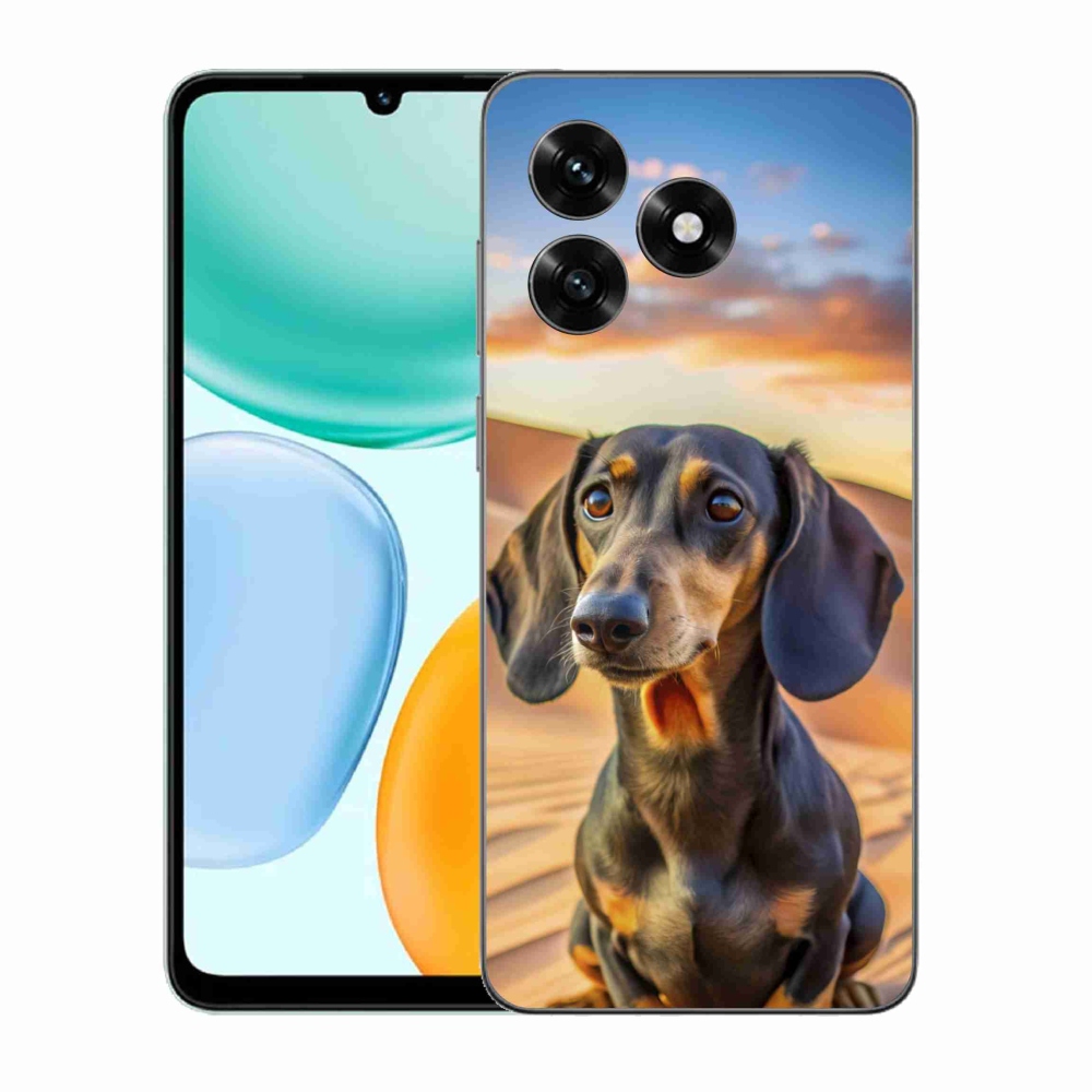 Gelový kryt mmCase na Honor X5c Plus - jezevčík 3 