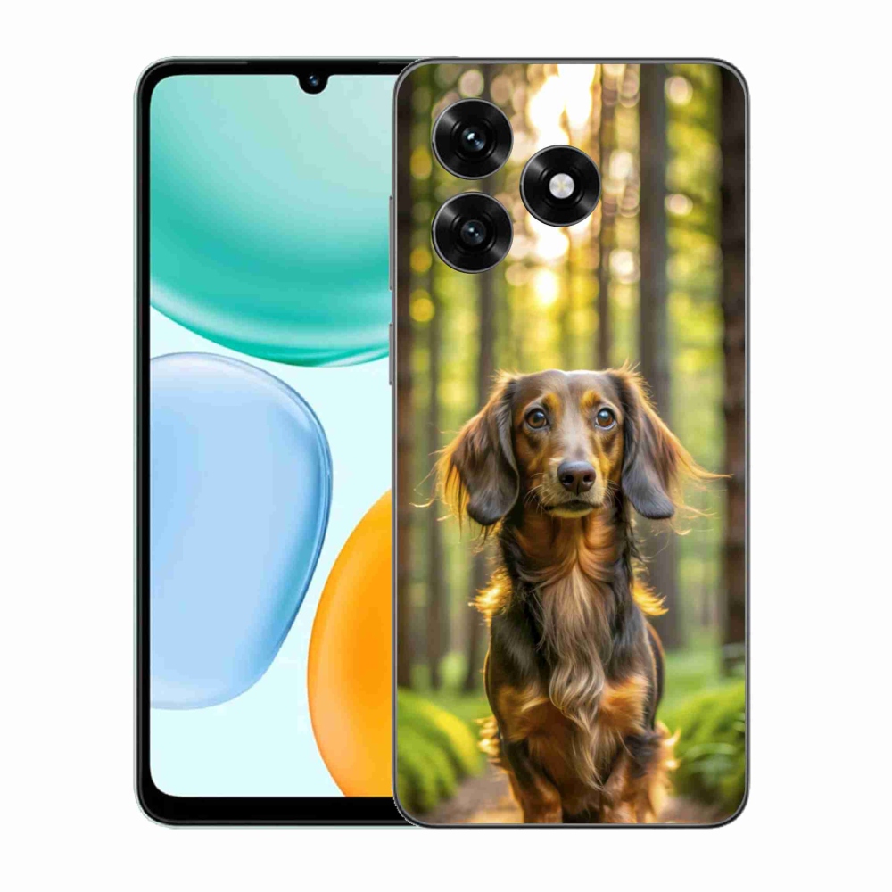 Gelový kryt mmCase na Honor X5c Plus - jezevčík 4