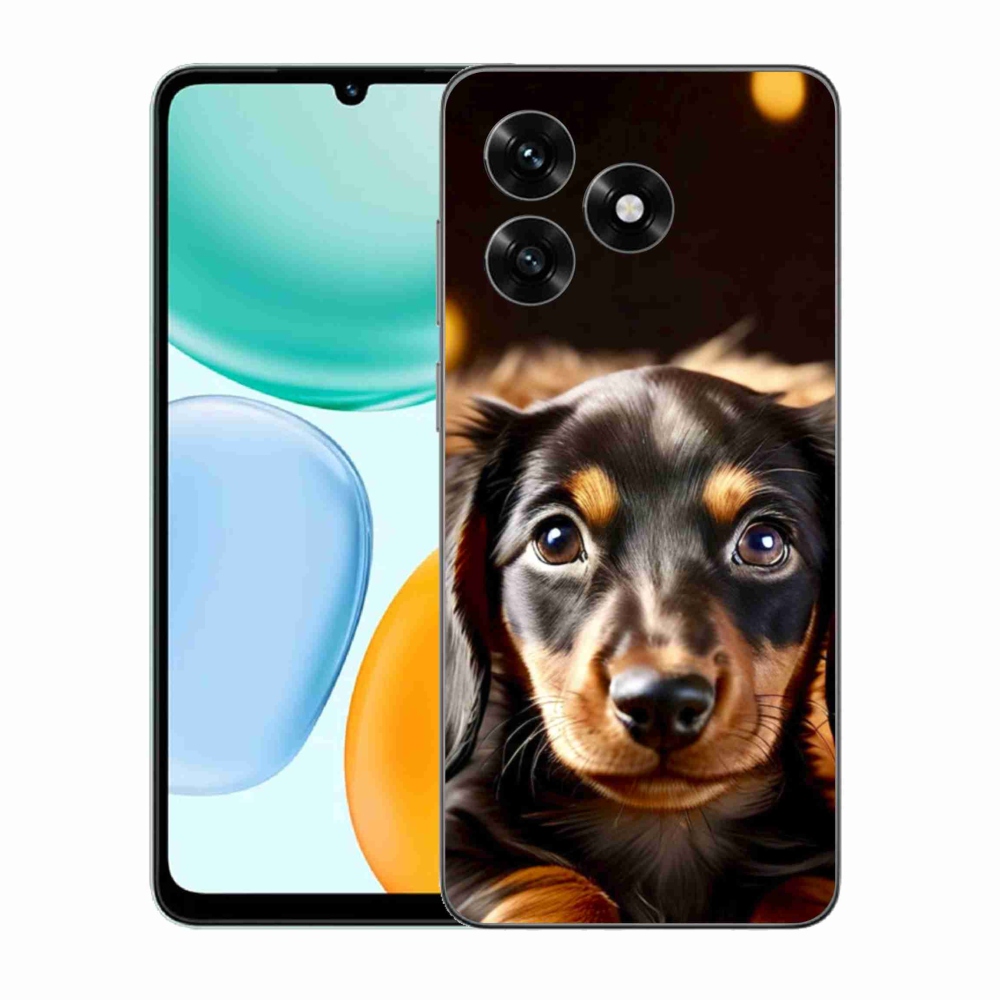 Gelový kryt mmCase na Honor X5c Plus - jezevčík