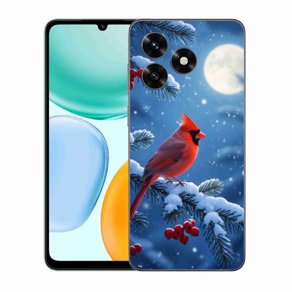 Gelový kryt mmCase na Honor X5c Plus - kardinál červený