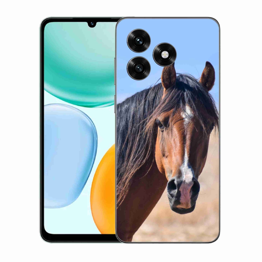 Gelový kryt mmCase na Honor X5c Plus - klidný kůň
