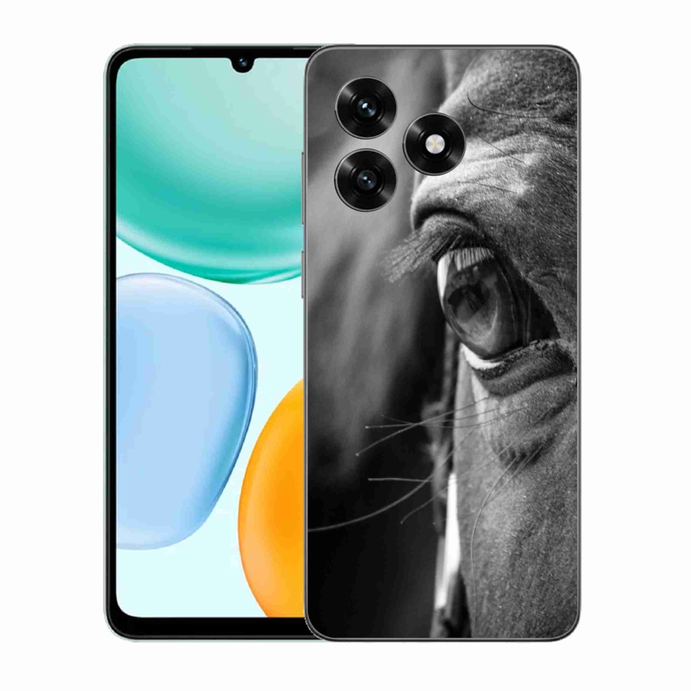 Gelový kryt mmCase na Honor X5c Plus - koňský pohled