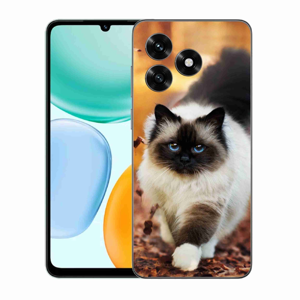 Gelový kryt mmCase na Honor X5c Plus - kočka