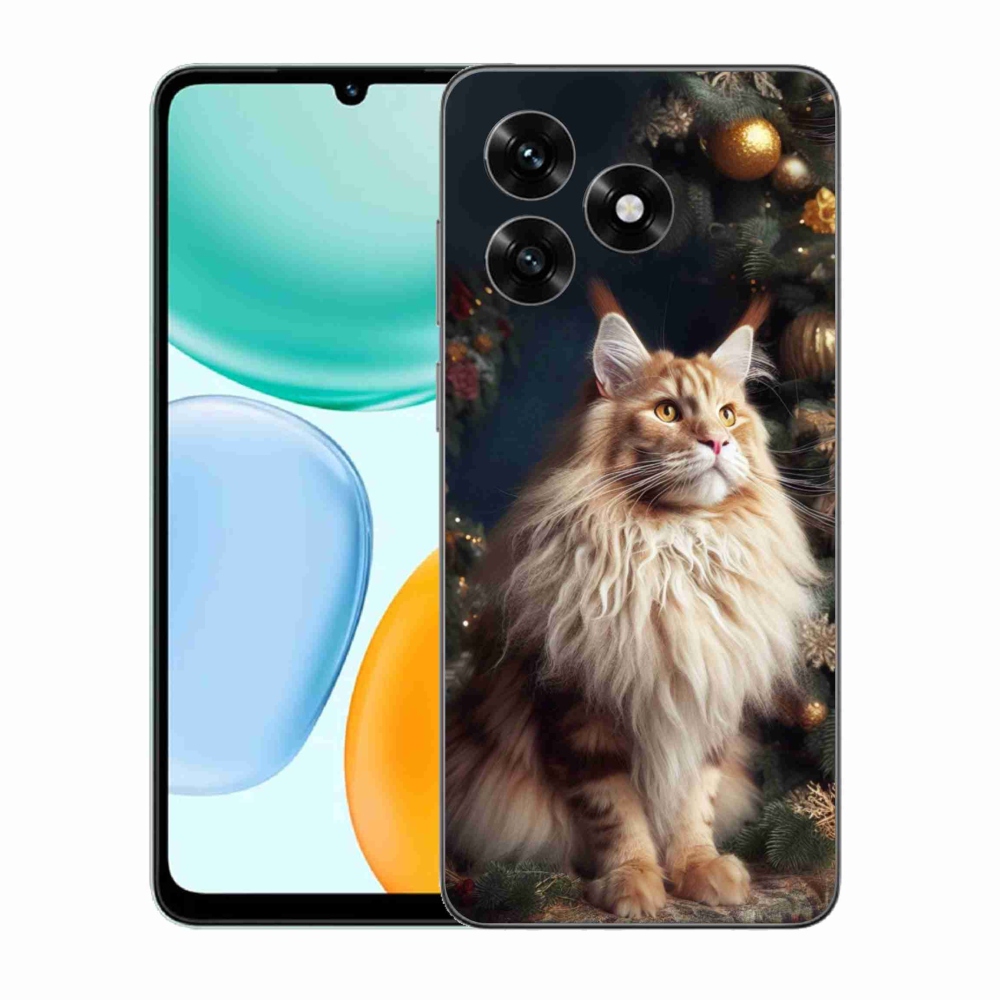 Gelový kryt mmCase na Honor X5c Plus - kočka u stromku