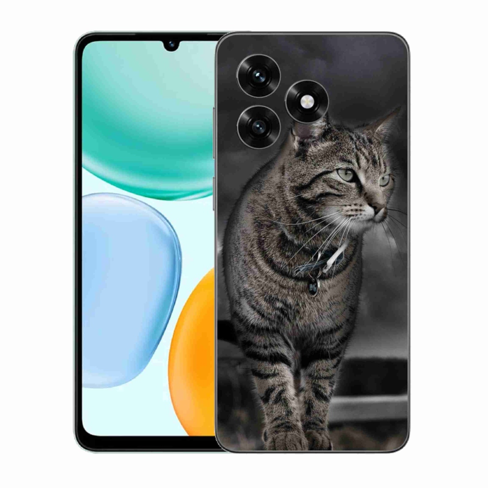 Gelový kryt mmCase na Honor X5c Plus - kočka
