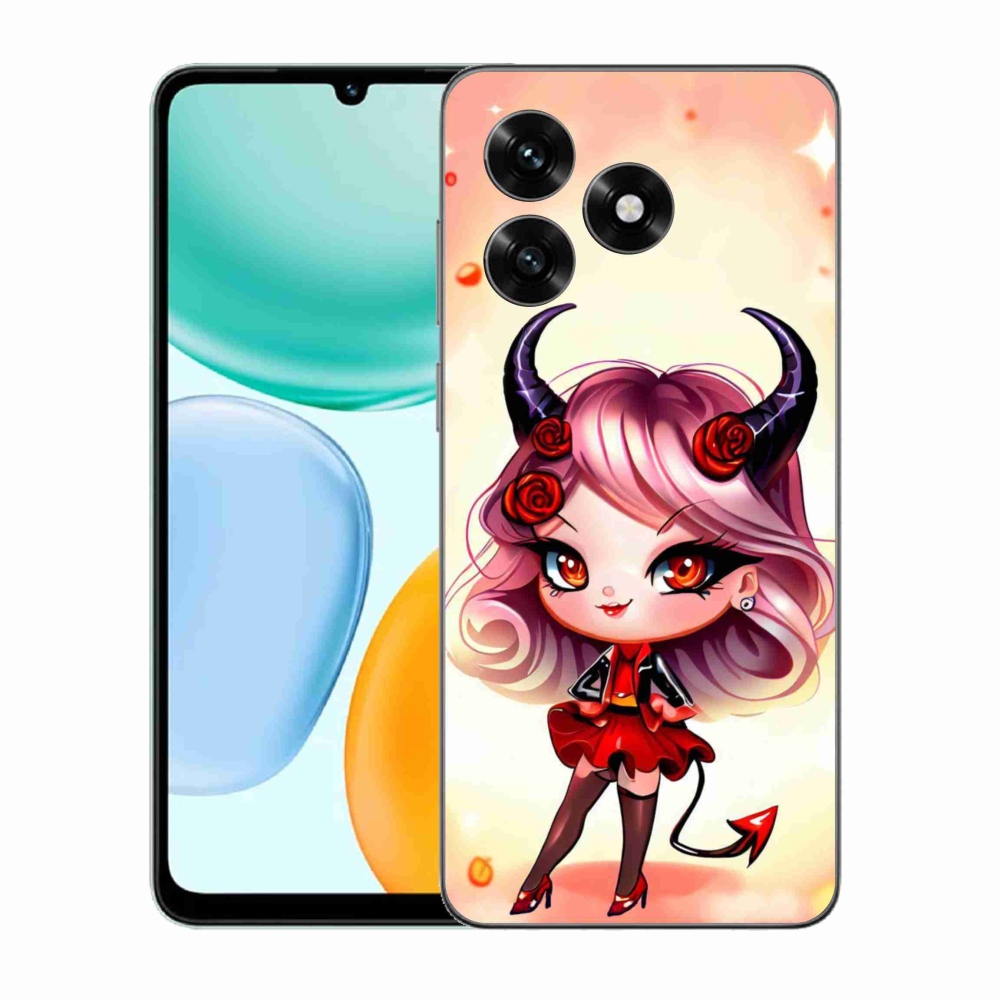 Gelový kryt mmCase na Honor X5c Plus - kreslená čertice