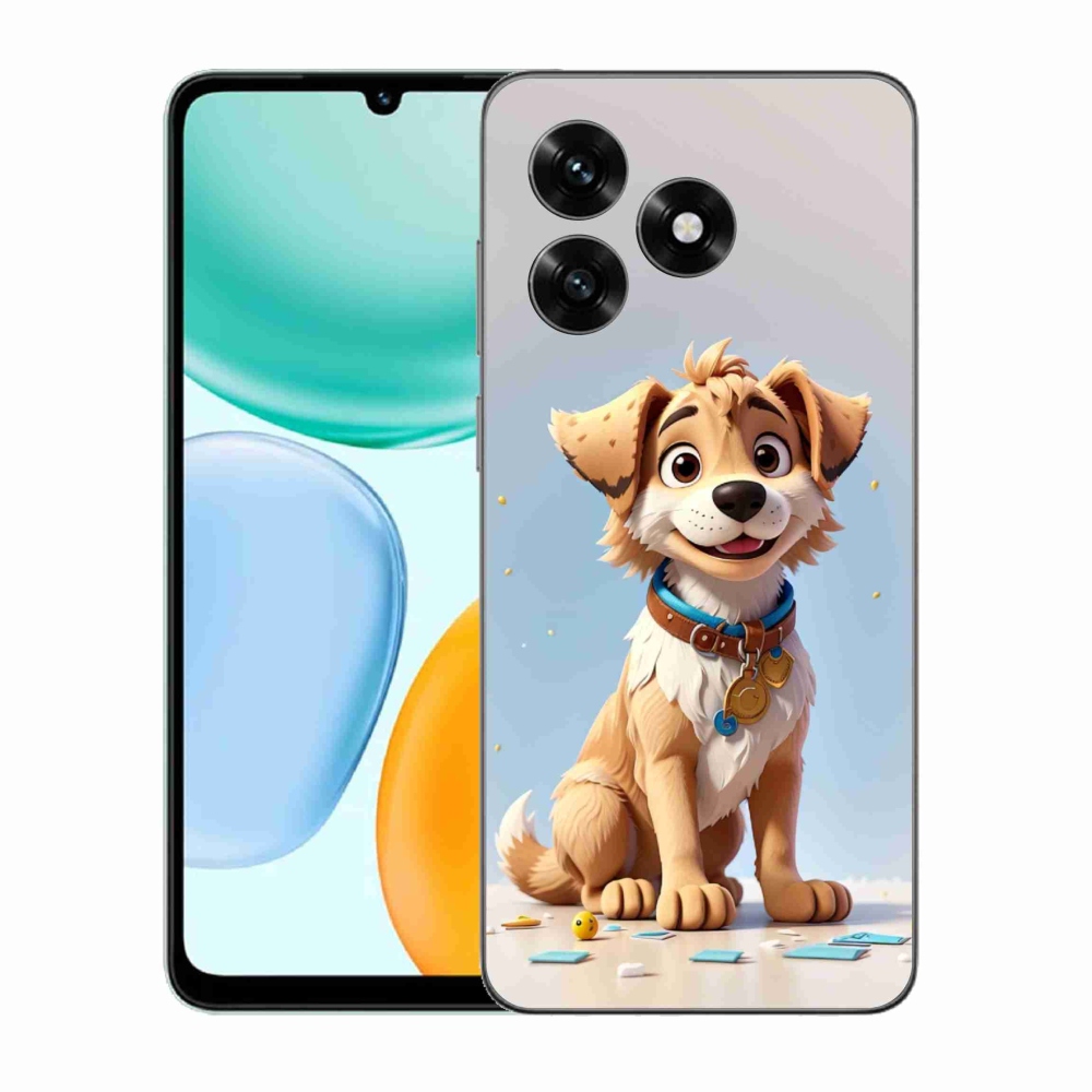 Gelový kryt mmCase na Honor X5c Plus - kreslené štěně