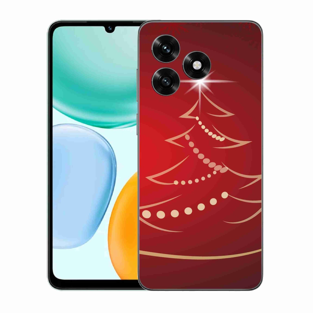Gelový kryt mmCase na Honor X5c Plus - kreslený vánoční stromek