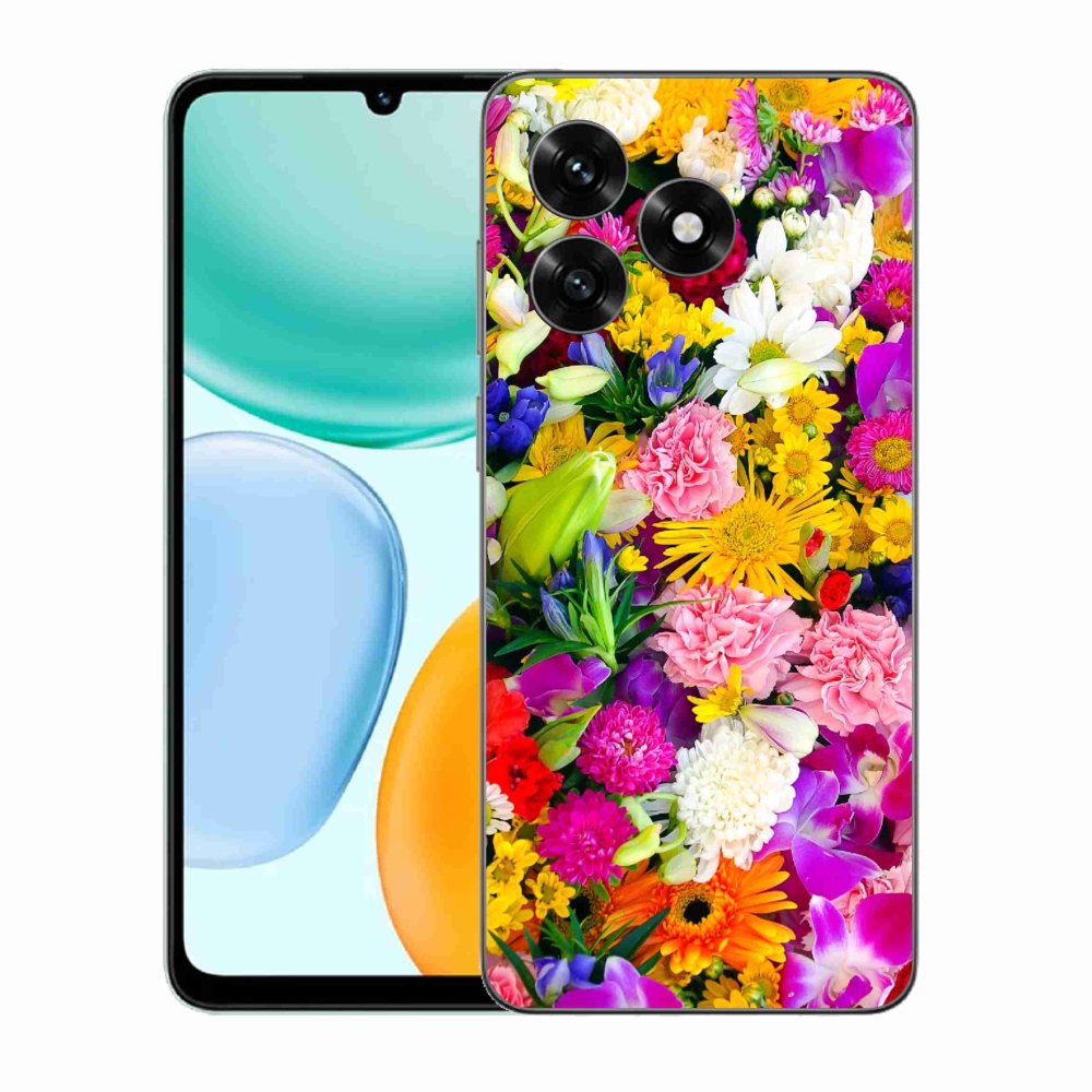 Gelový kryt mmCase na Honor X5c Plus - květiny 12