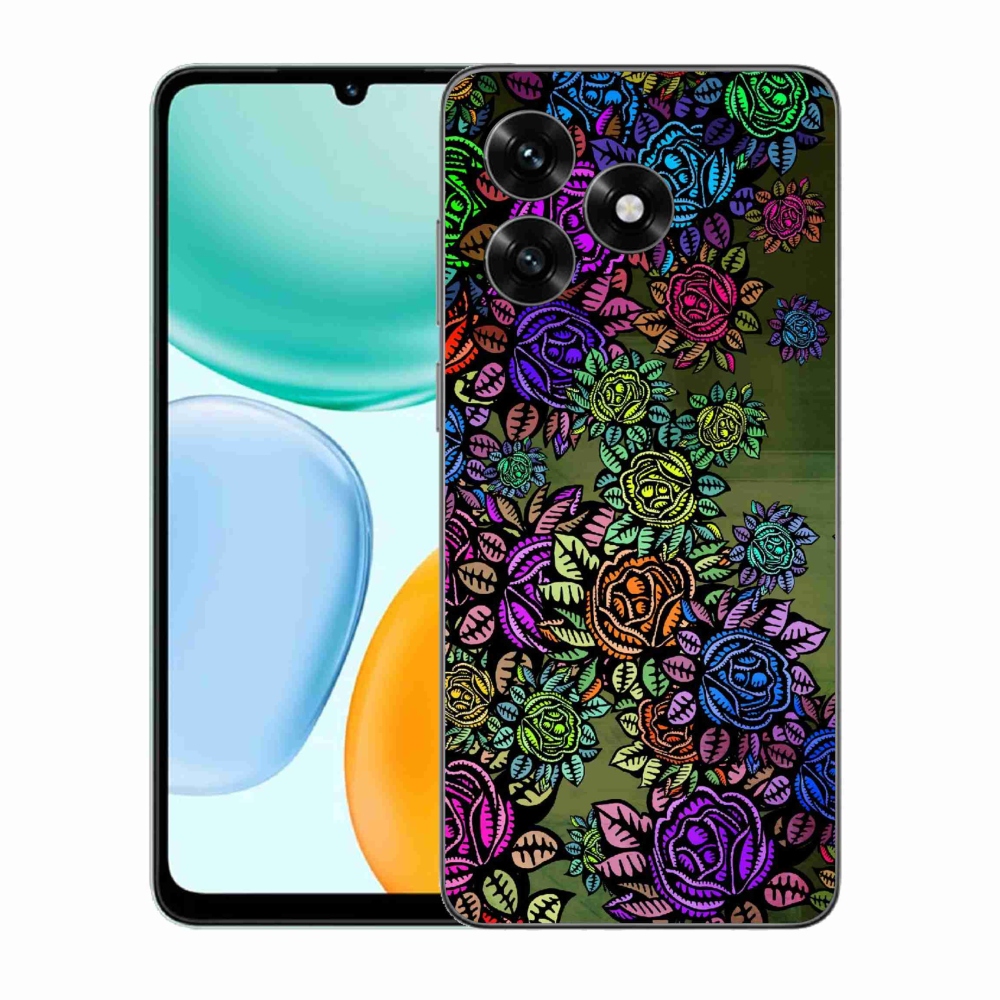 Gelový kryt mmCase na Honor X5c Plus - květiny 6