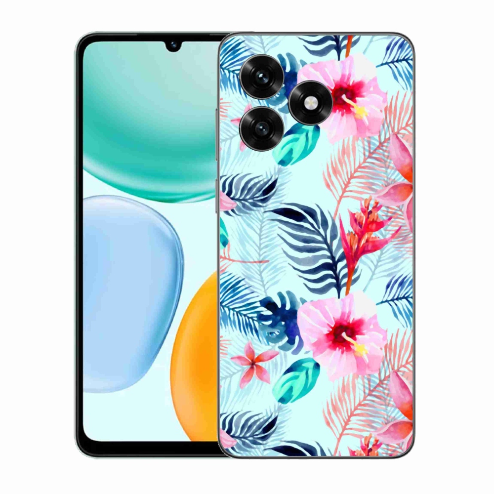 Gelový kryt mmCase na Honor X5c Plus - květiny