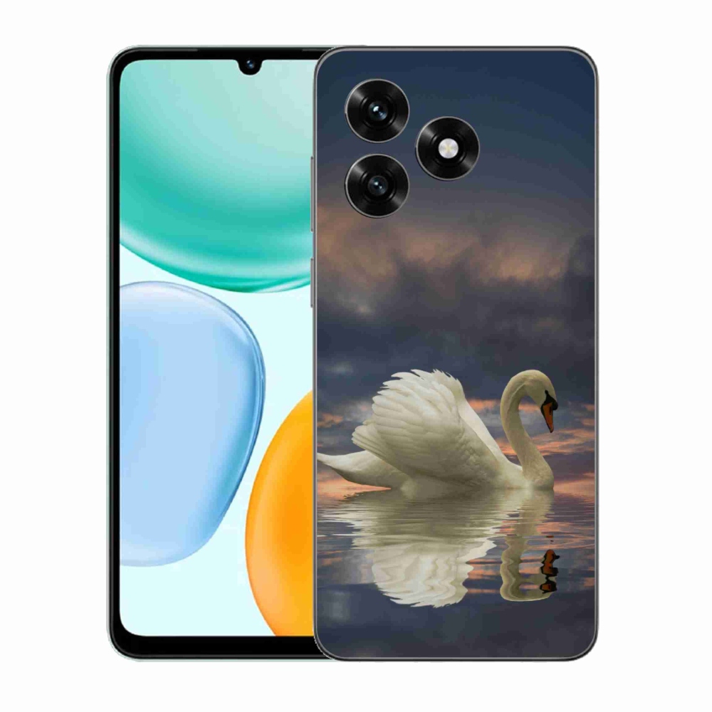 Gelový kryt mmCase na Honor X5c Plus - labuť