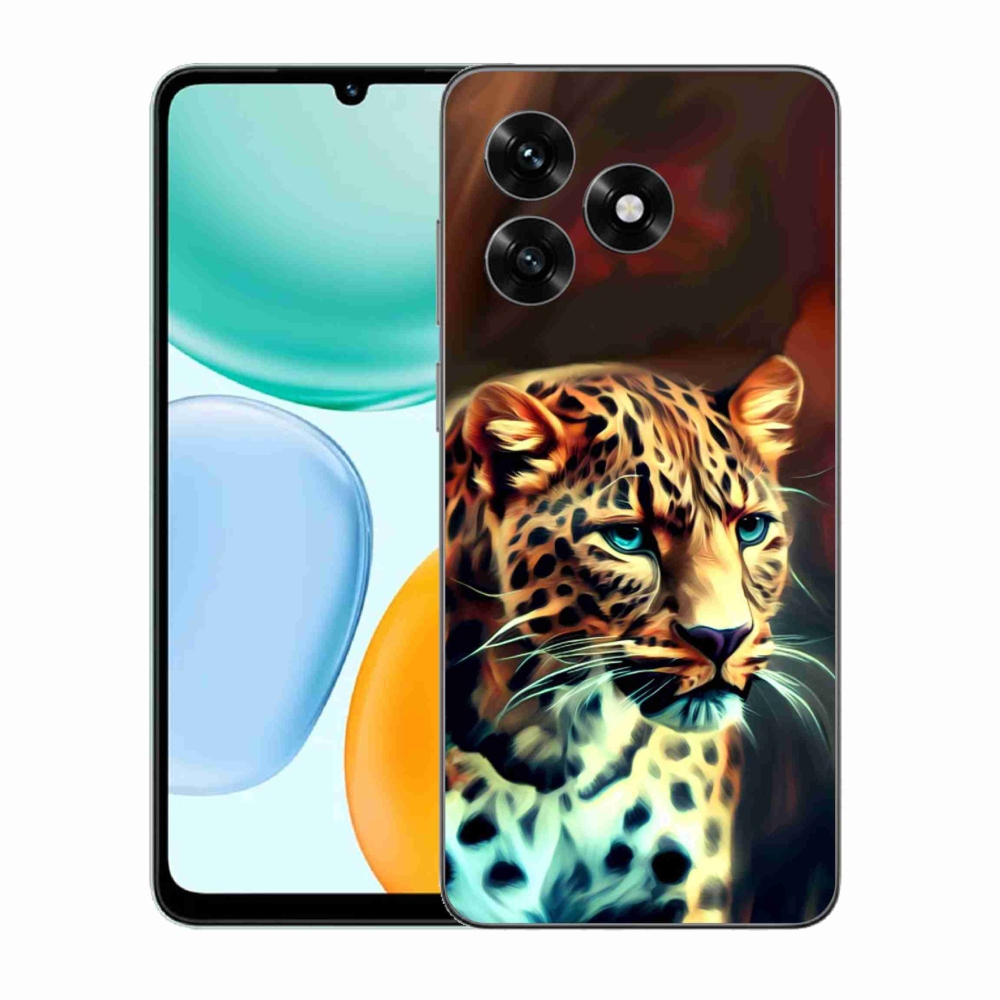 Gelový kryt mmCase na Honor X5c Plus - leopard