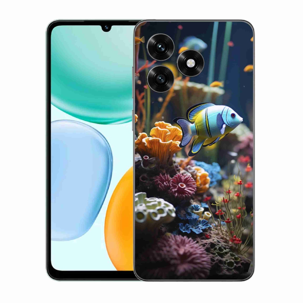 Gelový kryt mmCase na Honor X5c Plus - mořský svět 5