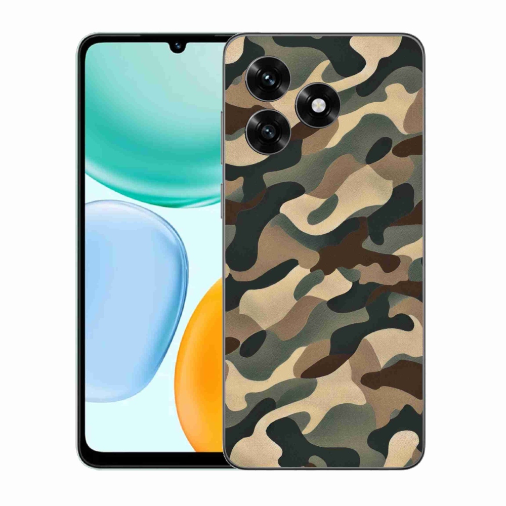 Gelový kryt mmCase na Honor X5c Plus - maskáčový vzor 11