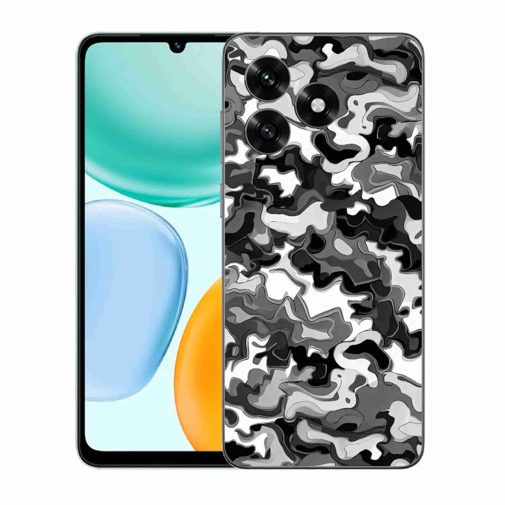 Gelový kryt mmCase na Honor X5c Plus - maskáčový vzor 3