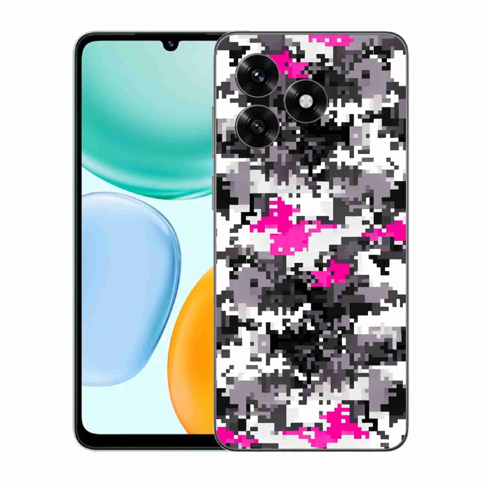 Gelový kryt mmCase na Honor X5c Plus - maskáčový vzor 4