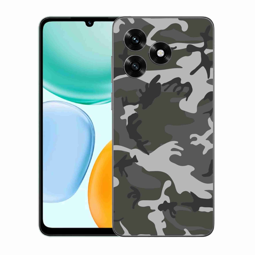 Gelový kryt mmCase na Honor X5c Plus - maskáčový vzor