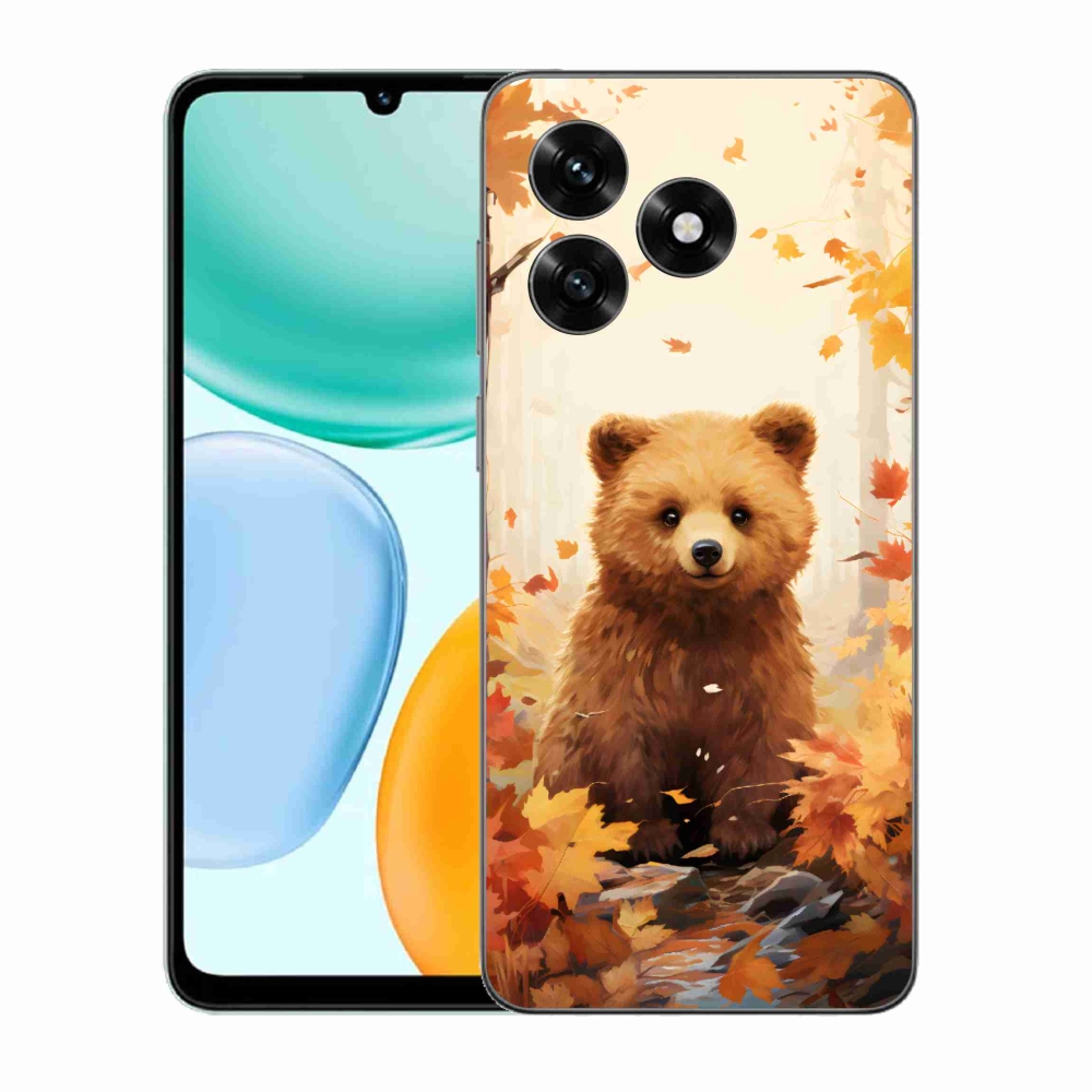 Gelový kryt mmCase na Honor X5c Plus - medvěd v lese