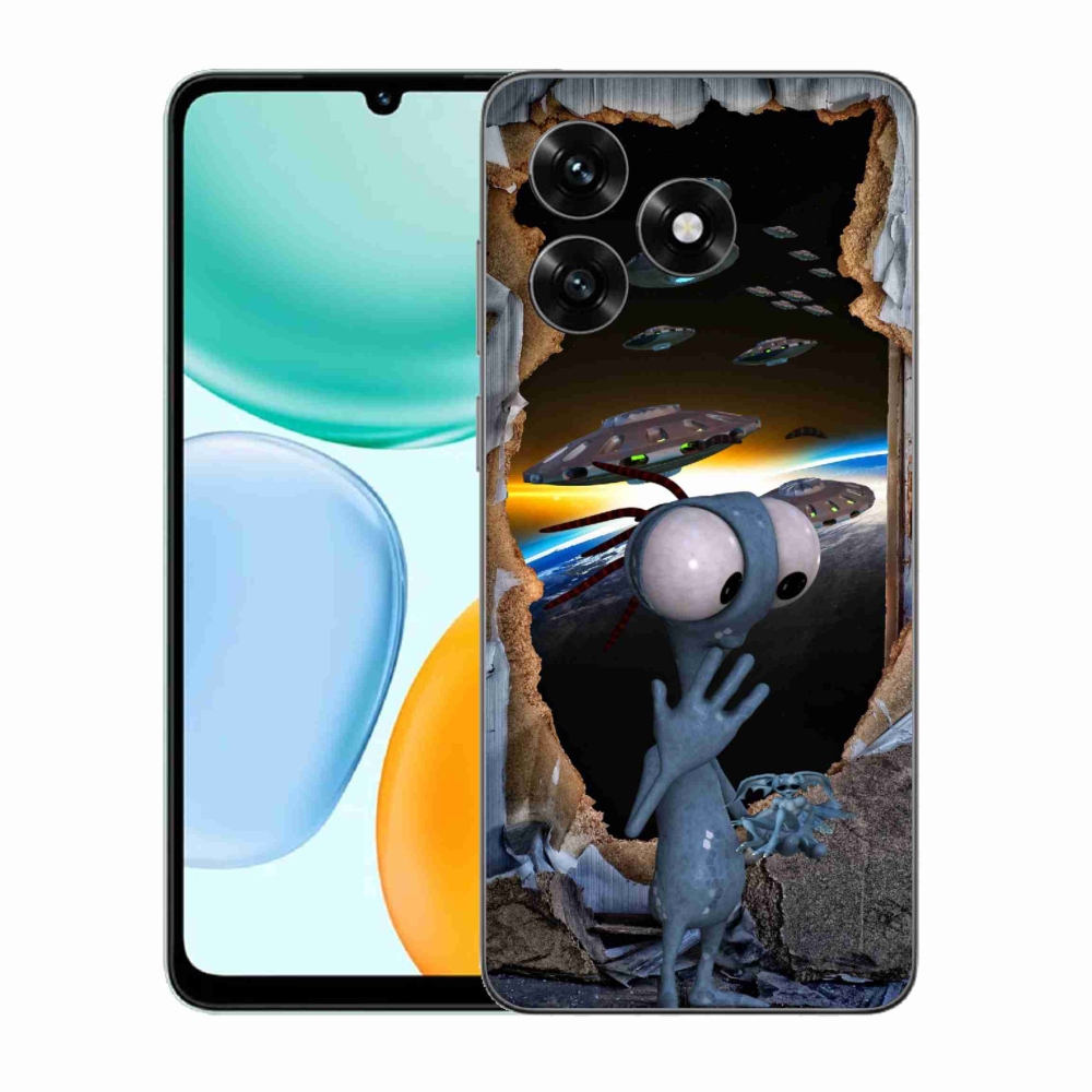 Gelový kryt mmCase na Honor X5c Plus - mimozemšťan