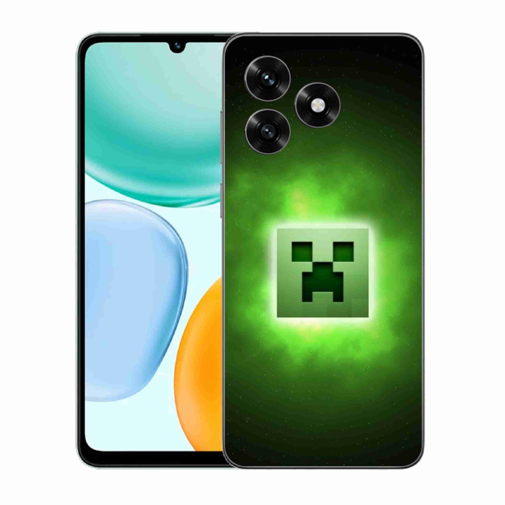 Gelový kryt mmCase na Honor X5c Plus - minecraft