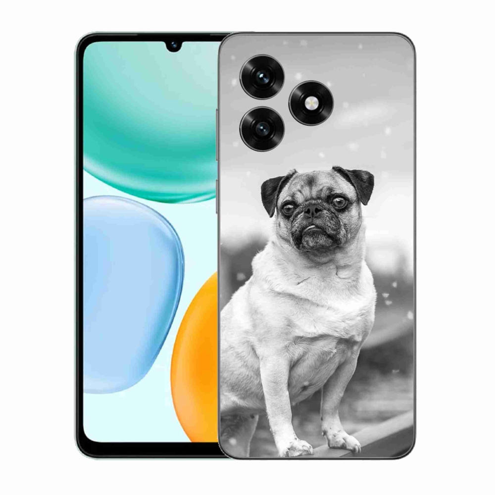 Gelový kryt mmCase na Honor X5c Plus - mops