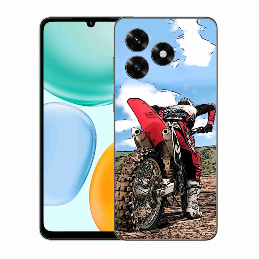 Gelový kryt mmCase na Honor X5c Plus - moto