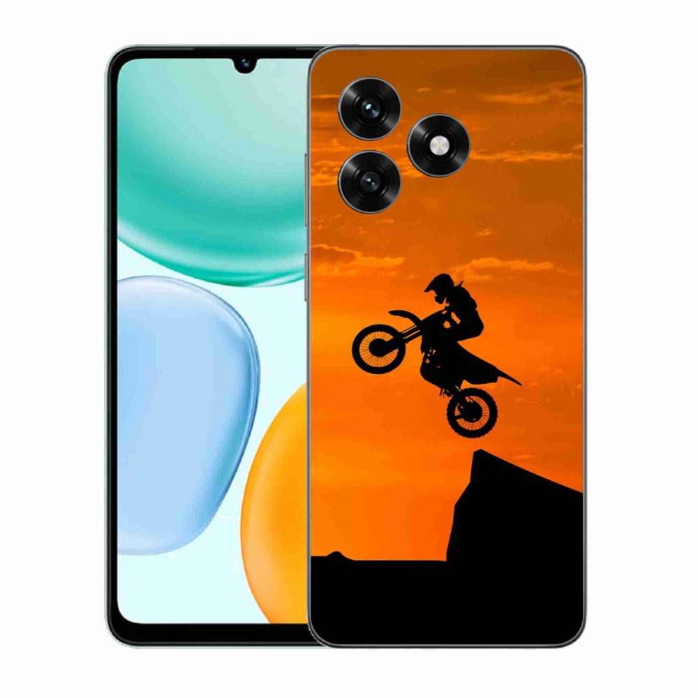 Gelový kryt mmCase na Honor X5c Plus - motocross