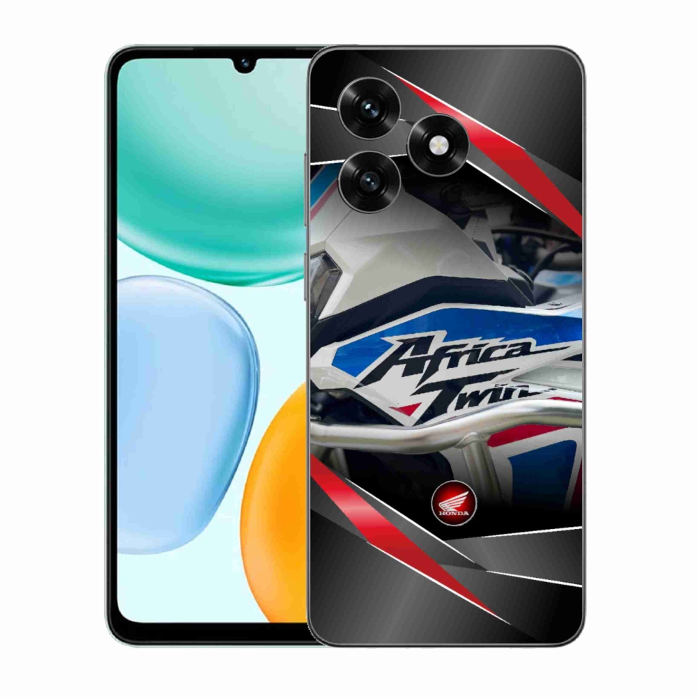 Gelový kryt mmCase na Honor X5c Plus - motorka honda