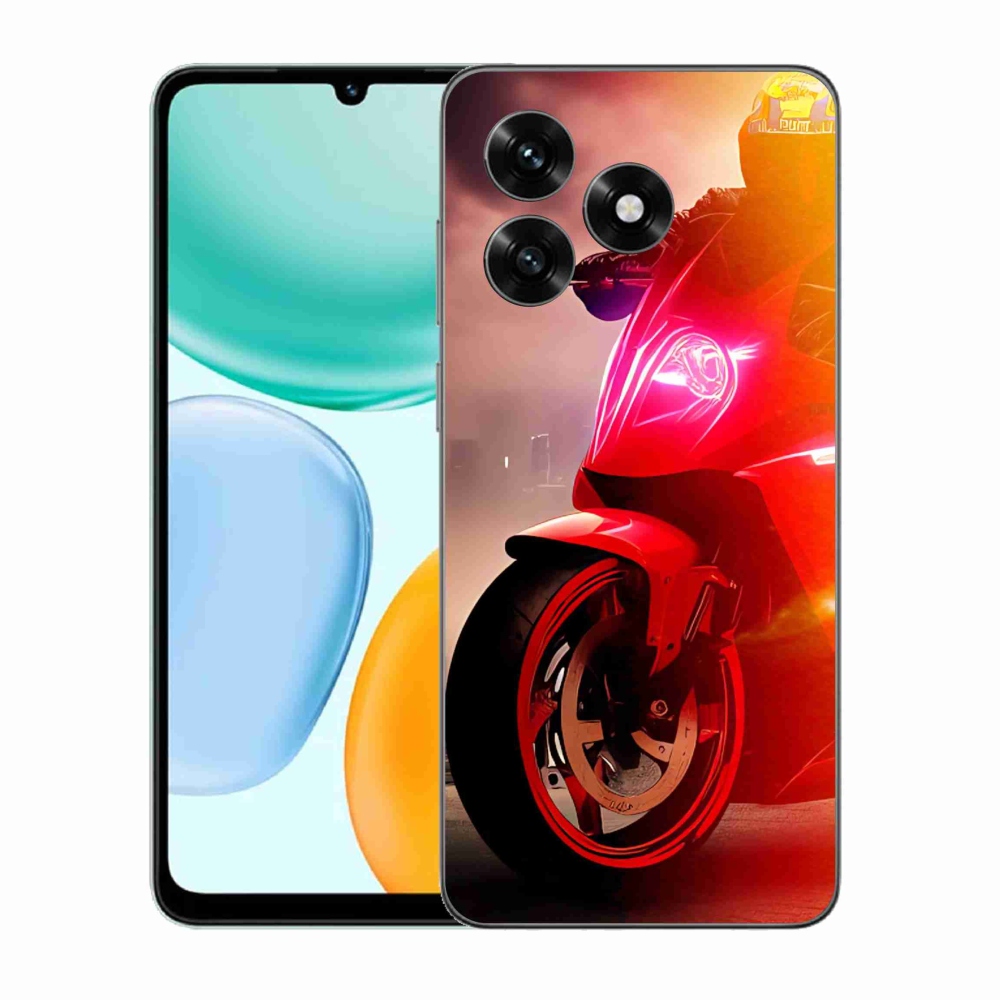 Gelový kryt mmCase na Honor X5c Plus - motorka