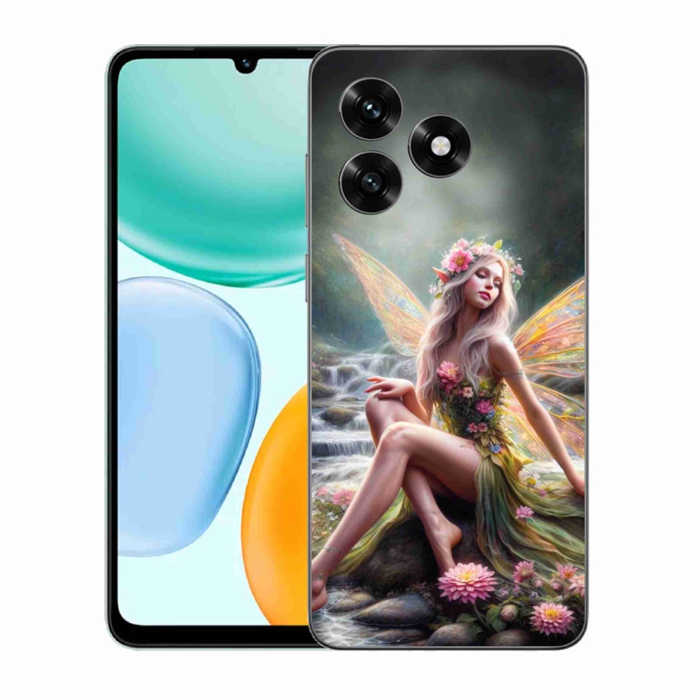 Gelový kryt mmCase na Honor X5c Plus - motýlí žena 1