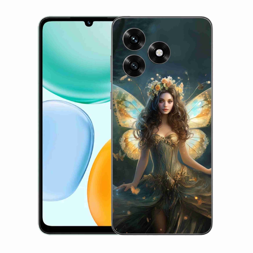 Gelový kryt mmCase na Honor X5c Plus - motýlí žena