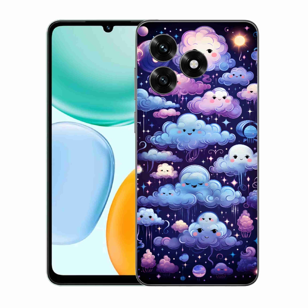 Gelový kryt mmCase na Honor X5c Plus - mráčky