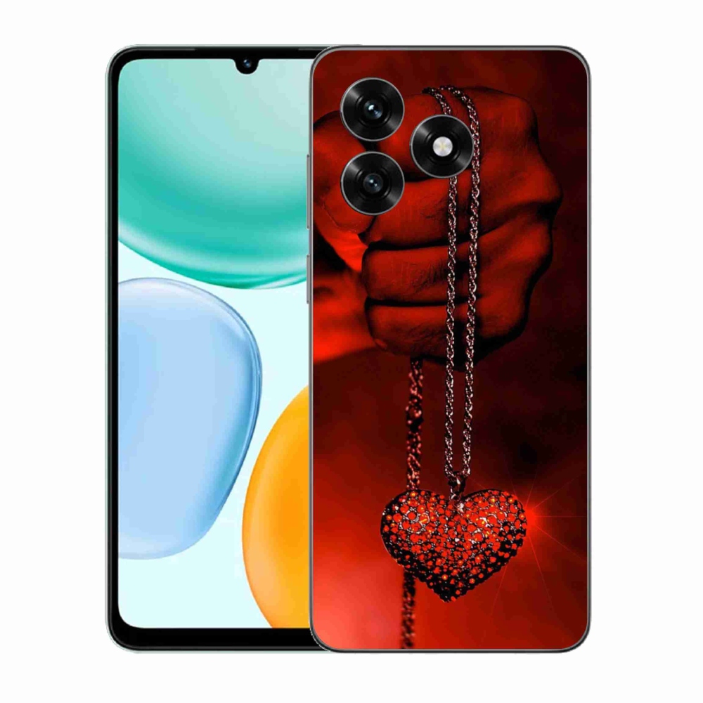 Gelový kryt mmCase na Honor X5c Plus - náhrdelník