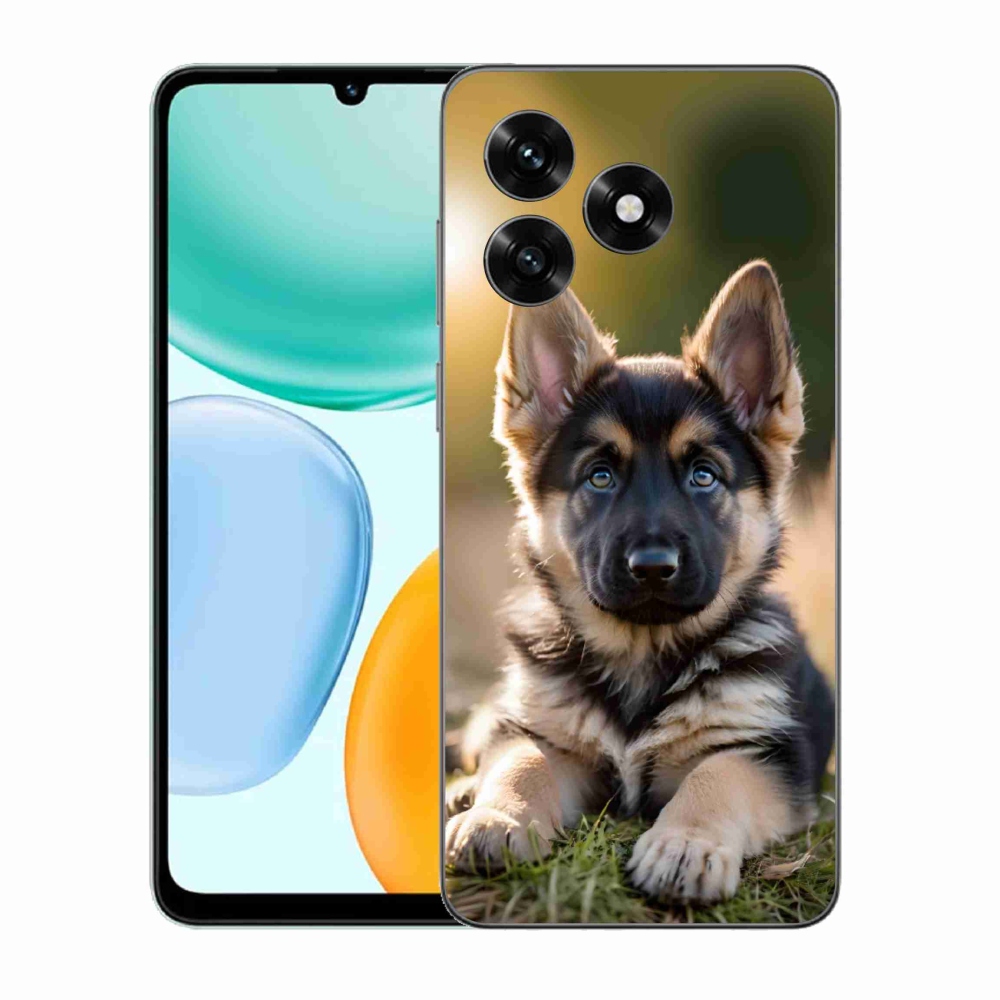 Gelový kryt mmCase na Honor X5c Plus - německý ovčák v přírodě