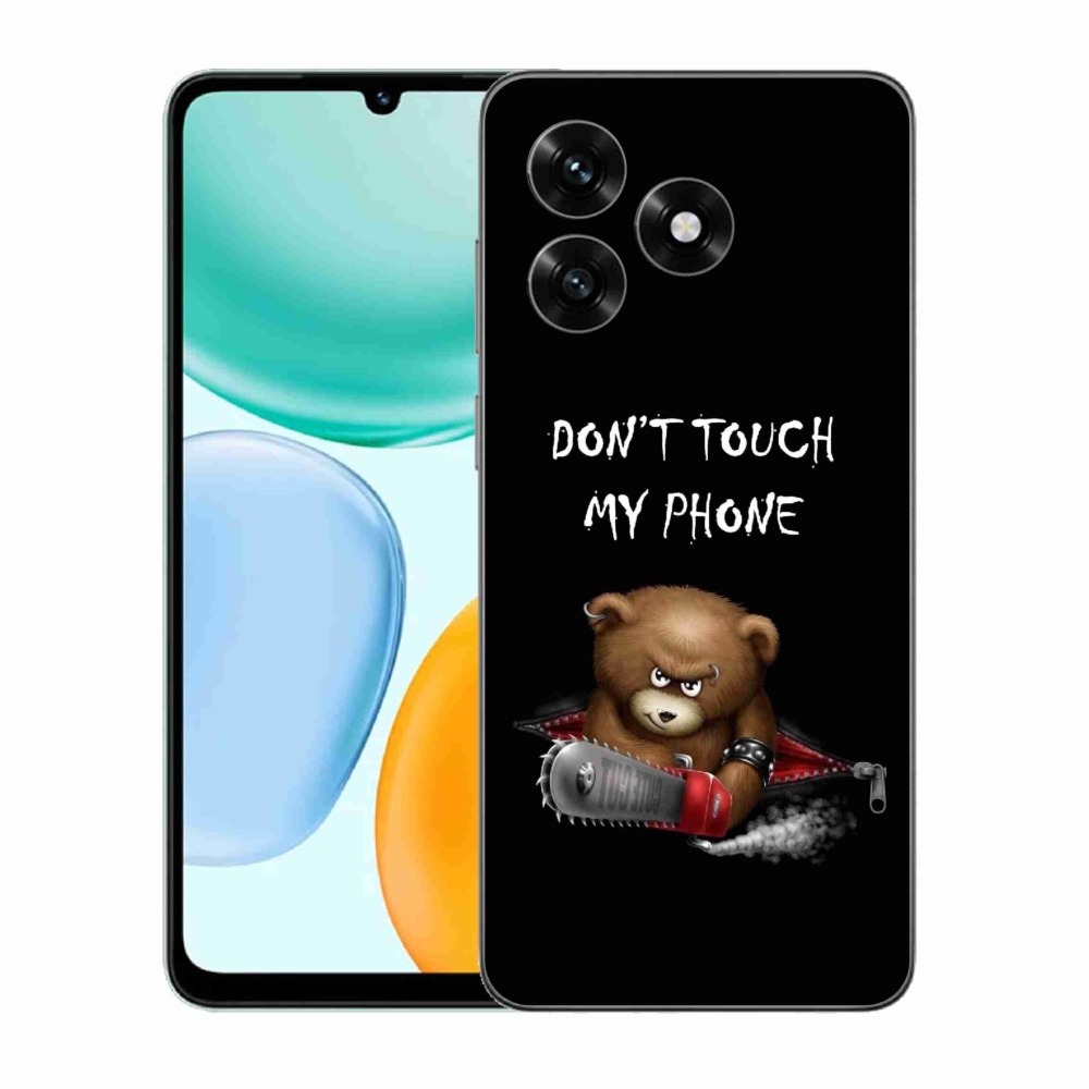 Gelový kryt mmCase na Honor X5c Plus - nesahej na telefon