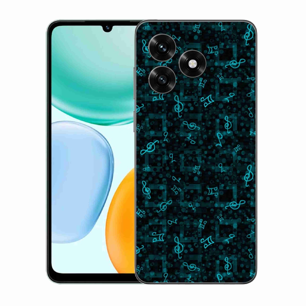 Gelový kryt mmCase na Honor X5c Plus - noty 1