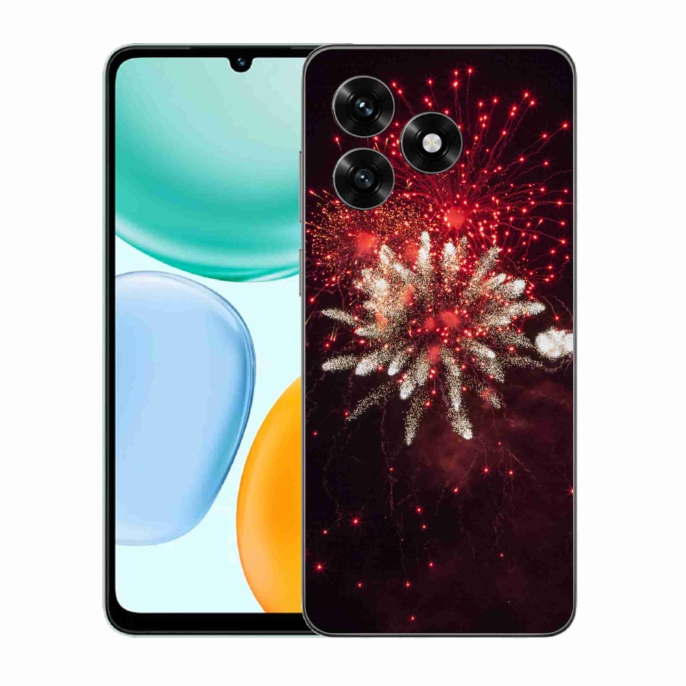 Gelový kryt mmCase na Honor X5c Plus - ohňostroj