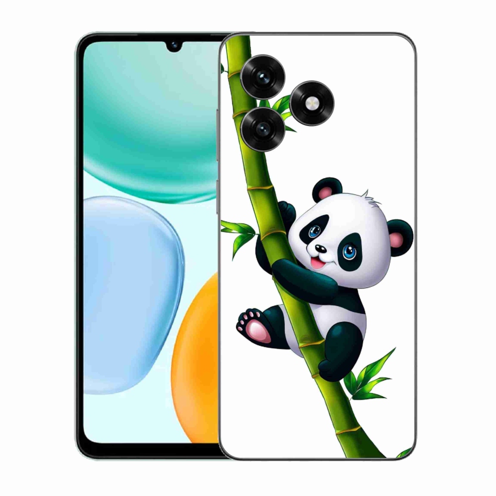 Gelový kryt mmCase na Honor X5c Plus - panda na bambusu