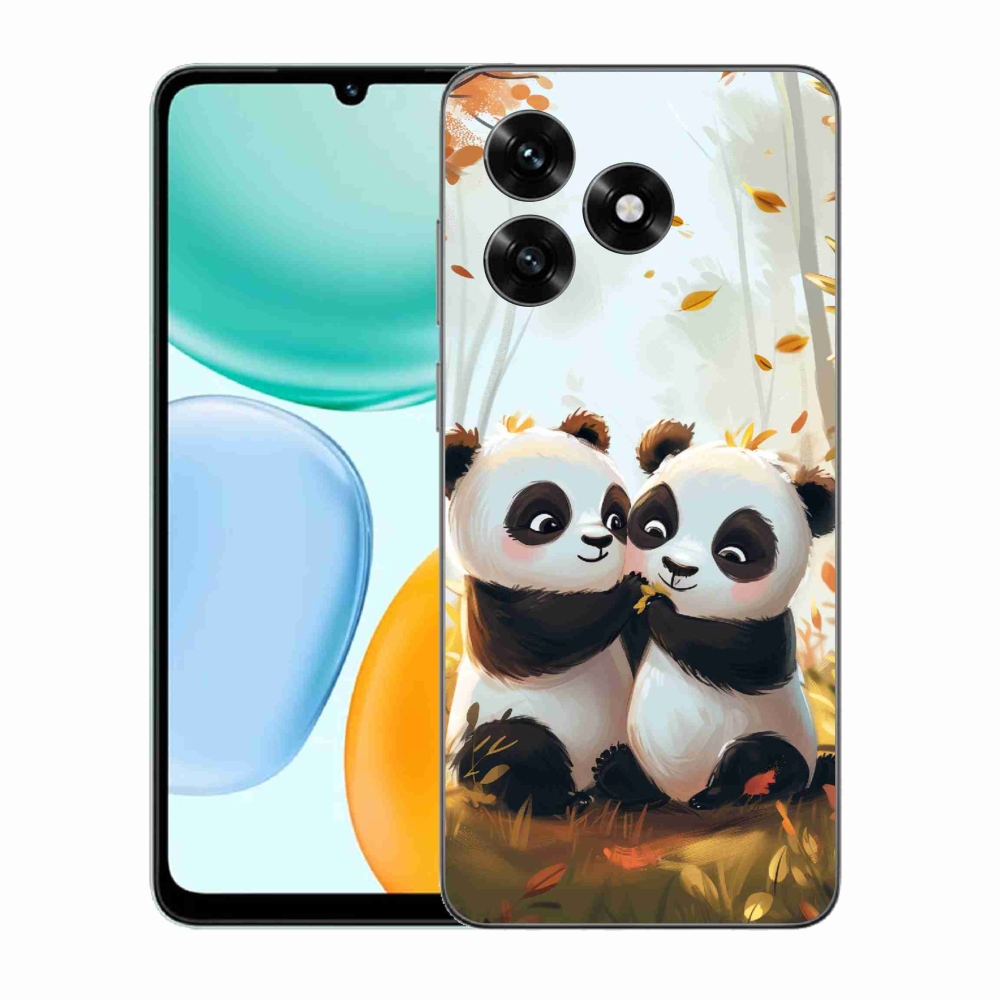 Gelový kryt mmCase na Honor X5c Plus - pandy